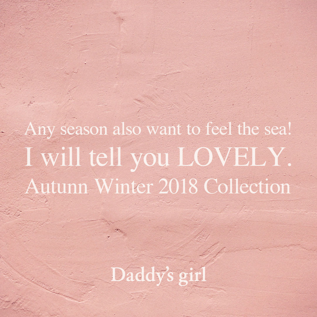 Daddy's girl 2018 autumn & winter